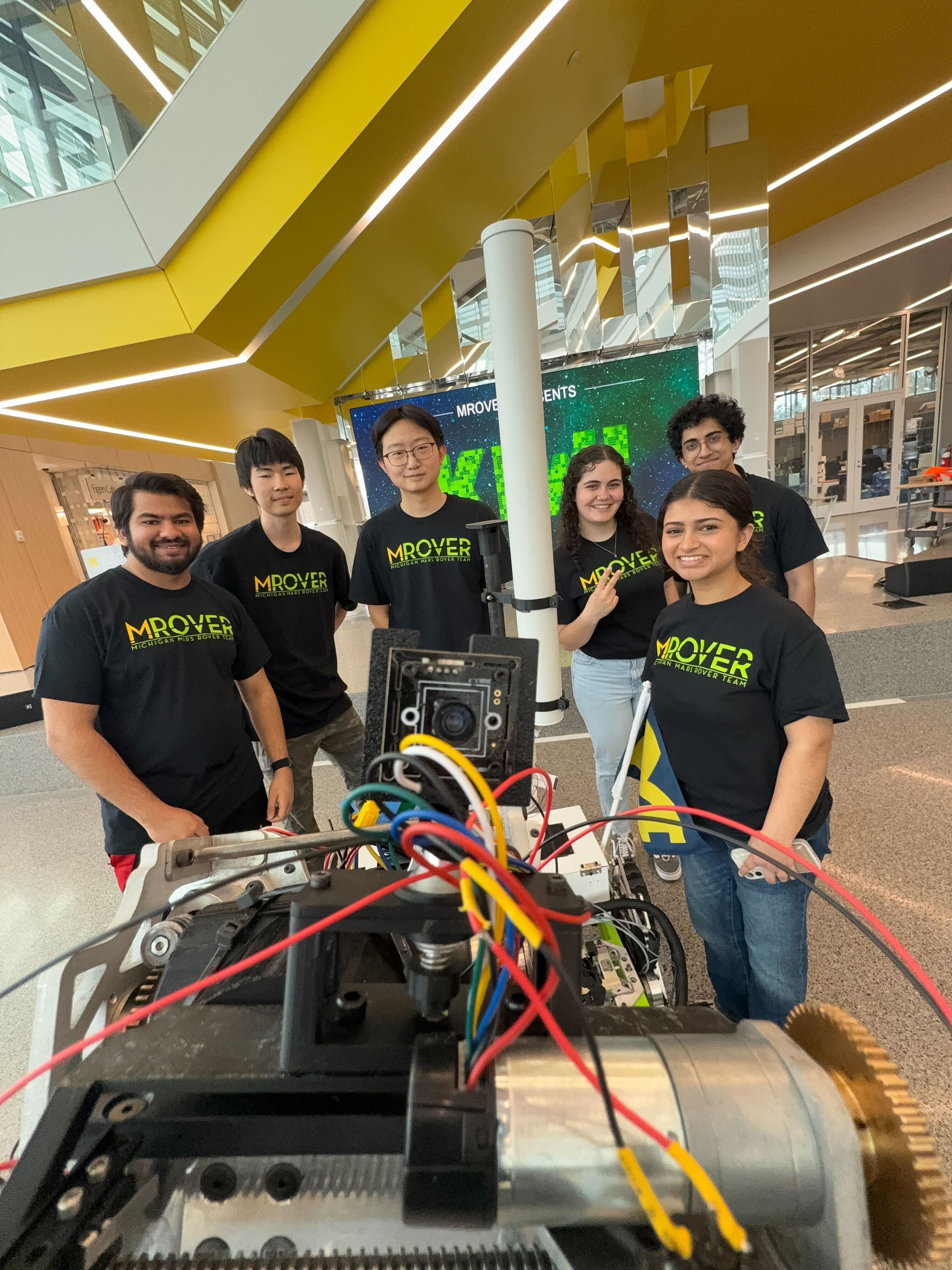 Robotic arm subteam fabrication work